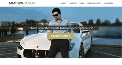 Desktop Screenshot of mattganzak.com